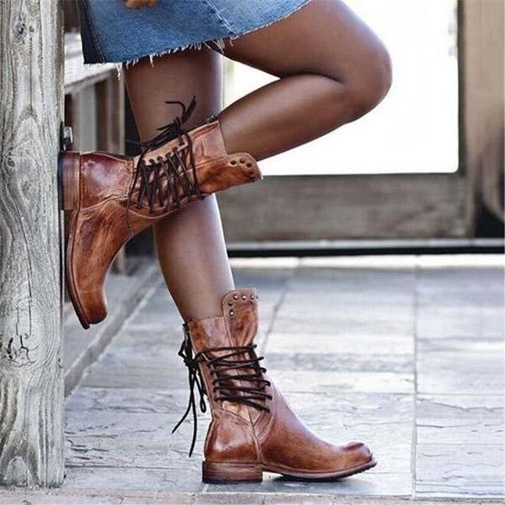 Ava | Orthopedic Lace-Up Boots