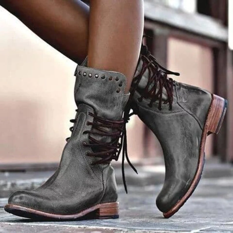Ava | Orthopedic Lace-Up Boots