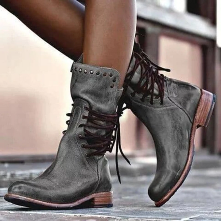 Ava | Orthopedic Lace-Up Boots