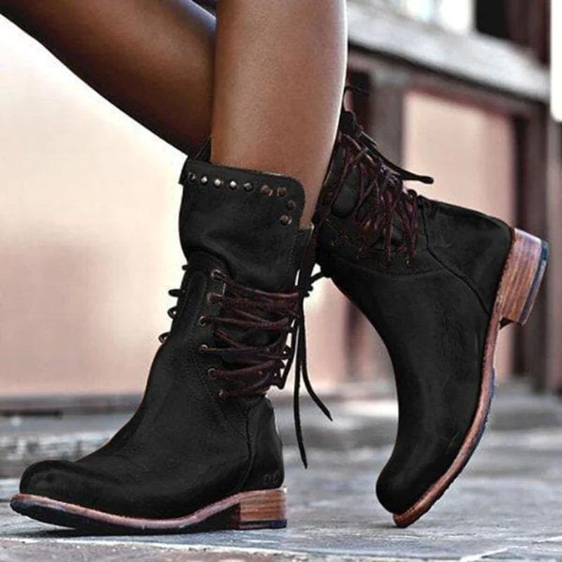 Ava | Orthopedic Lace-Up Boots