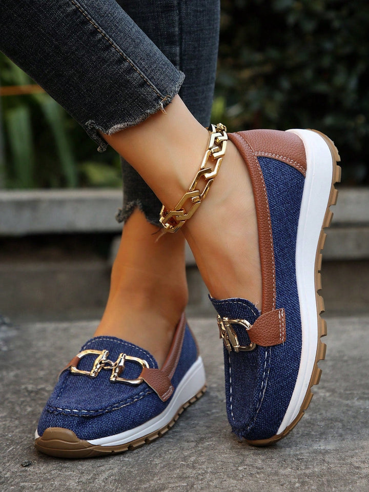 Annie - Flat Buckle Loafers