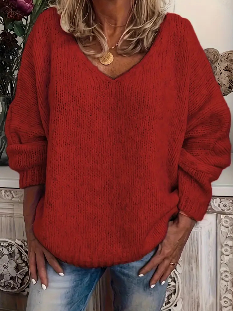 ALINA V-NECK SWEATER