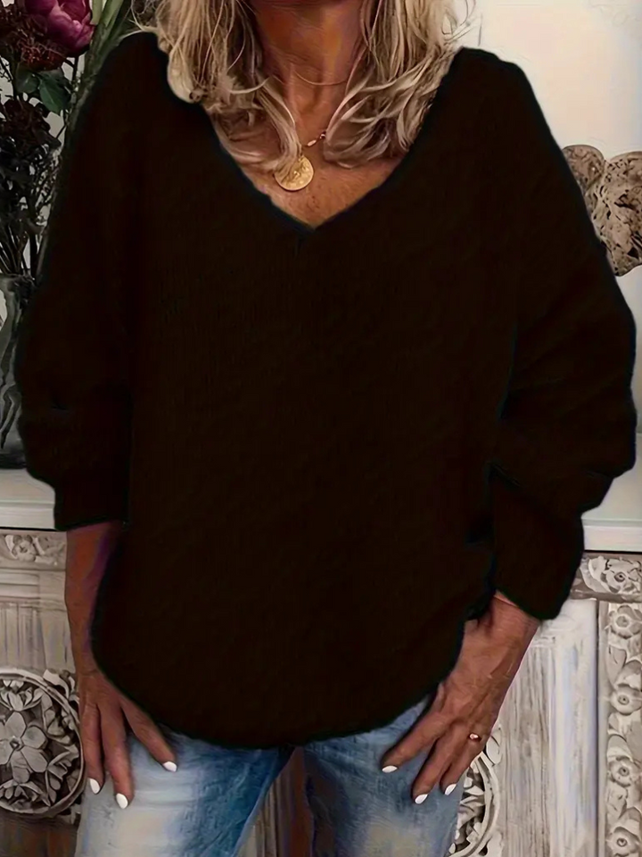 ALINA V-NECK SWEATER