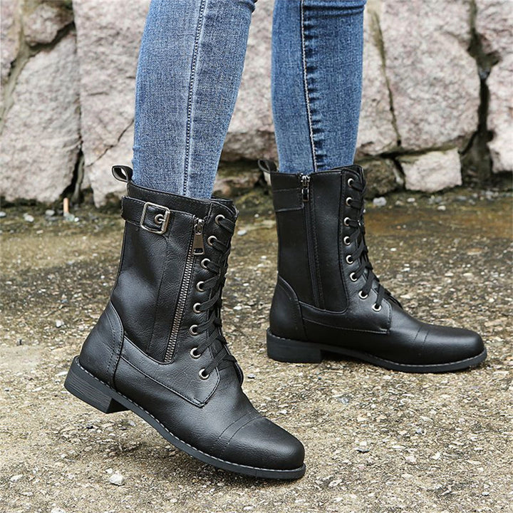 Erica Toe Side Zipper Orthopedic Boots
