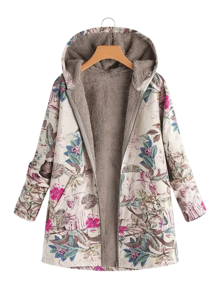 AURORA COZY PRINT COAT