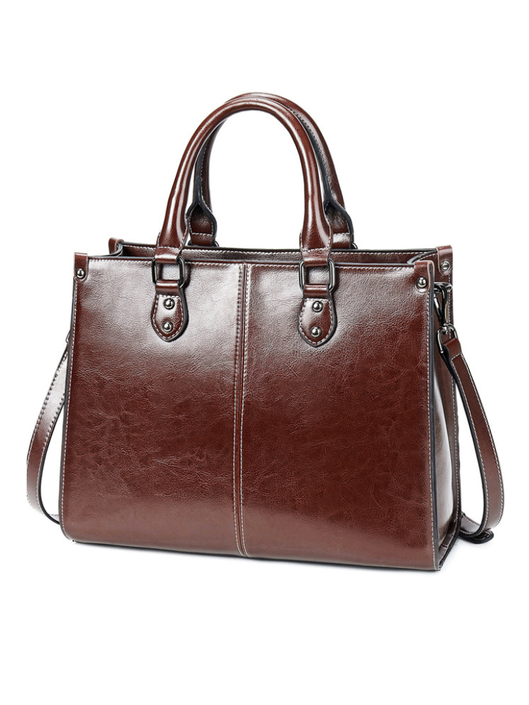 SOPHIE LUXE LEATHER HANDBAG