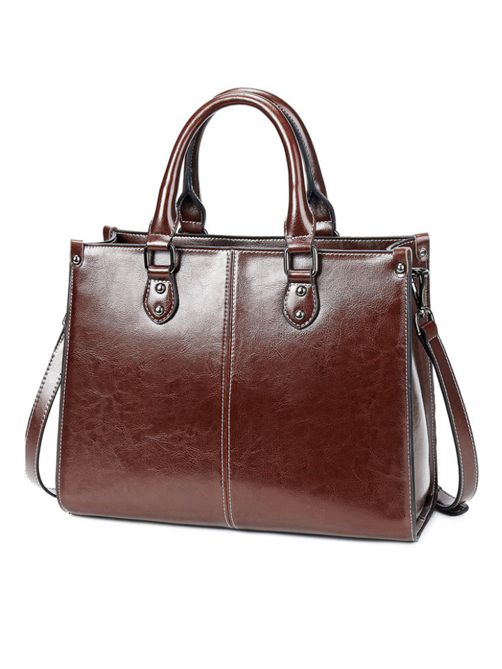 SOPHIE LUXE LEATHER HANDBAG