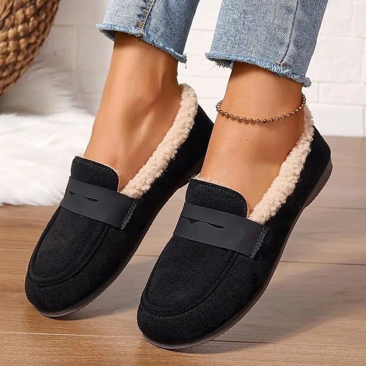 Aria Comfy Fur Loafers