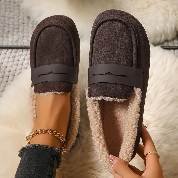 Aria Comfy Fur Loafers