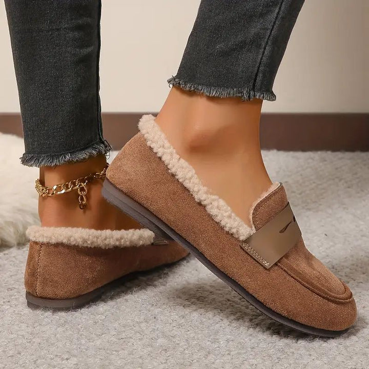 Aria Comfy Fur Loafers