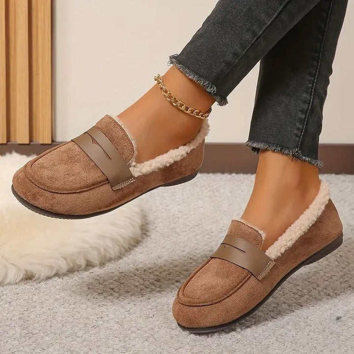 Aria Comfy Fur Loafers