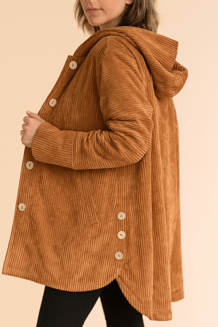 INDIE | CORDUROY HOODED JACKET