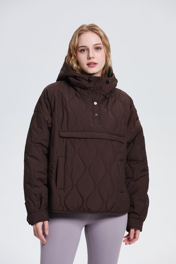 WILLOW | QUILTED WATER REPELLENT HOODED JACKET